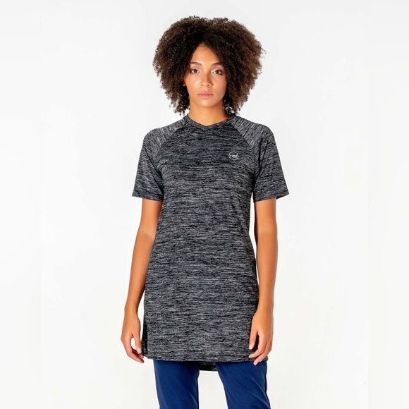 Heather gray T-shirt dress/tunic - Picture 6 of 7
